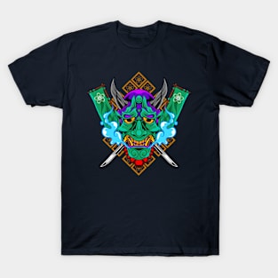 Japanese Oni Mask 6.3 T-Shirt